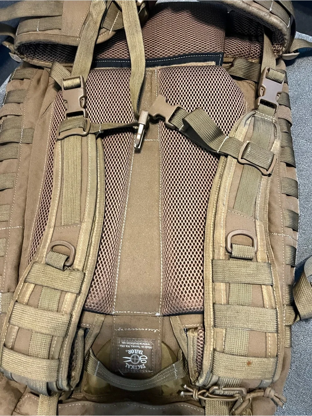 Tactical Tailor Camel Color Backpack Tacoma WA Military Bag Canvas USA
